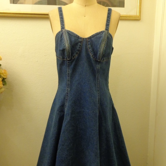 ABS Allen Schwartz Dresses & Skirts - A.B.S by Allen Schwartz Blue Jean Midi Dress